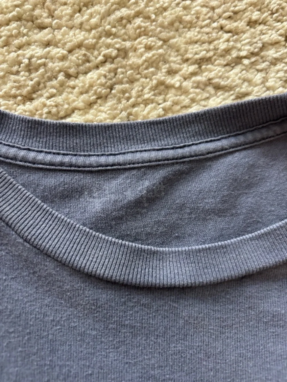 Brandy Melville Navy Short Sleeve Tee with White '14' Graphic - Picture 2 of 3